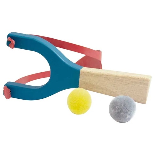 [MMSL-BLU] Me & Mine | Wooden Slingshot (Blue)