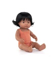 Miniland | Hispanic Doll with Salmon Romper