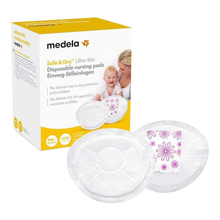Medela - Safe & Dry Disposable Nursing Pads-60 Count