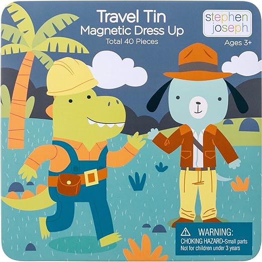 Stephen Joseph | Travel Tin Magnetic Dress Up 