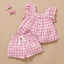 Purebaby | Fig Gingham Set