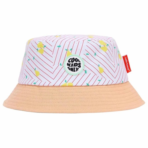 [BOBP0016ANS] Hello Hossy | Bucket Hat - Pear Kids (6y)