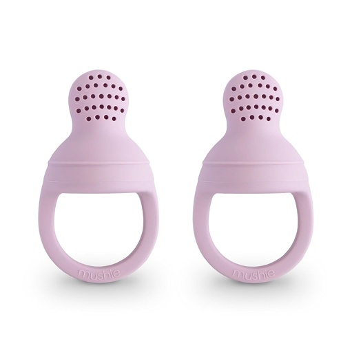 [MUS030405] Mushie | Silicone Fresh Food Feeder 2-Pack (Soft Lilac)