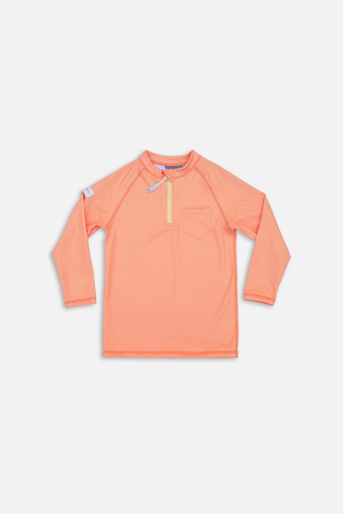 Badawii | Long-Sleeve Rashguard - Papaya Orange