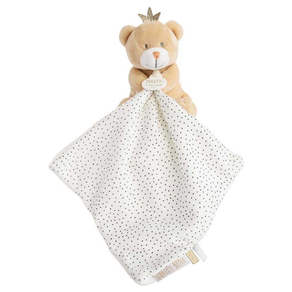 Doudou Et Compagnie | Prince Bear Comforting Toy- Beige