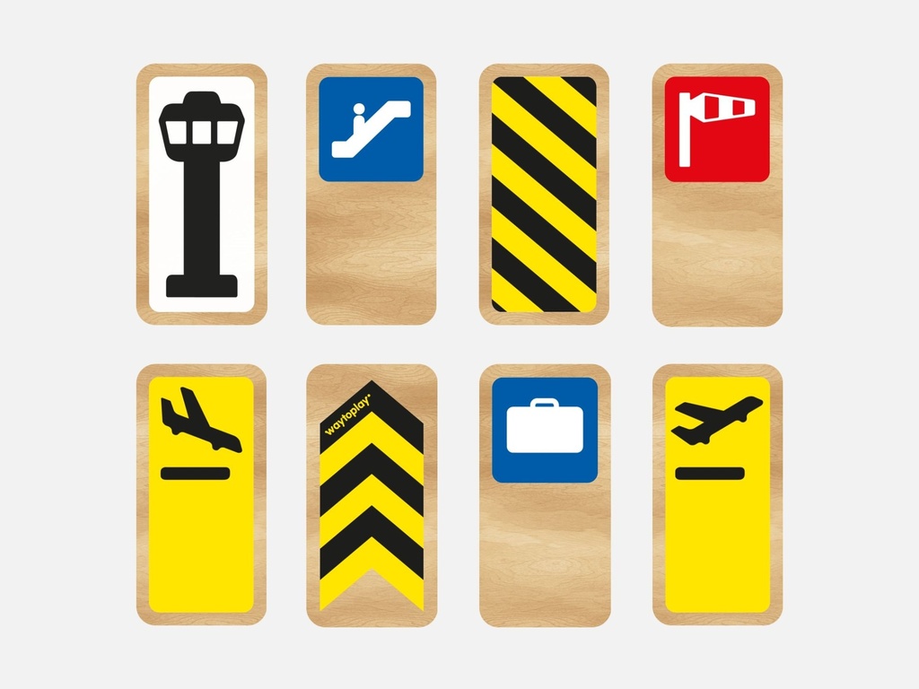 Way To Play | Roadblocks - Airport Signs