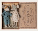 Maileg | Mum & Dad Mic in Cigarbox