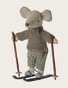 Maileg | Winter Mouse with Ski Set - Big Brother