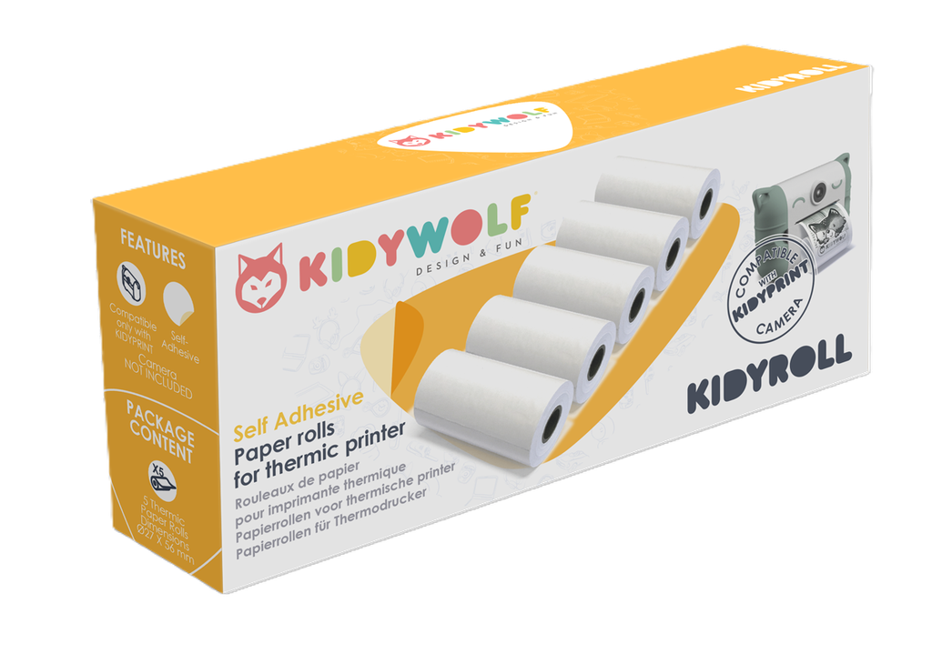 Kidywolf | Kidyroll Thermal Photo Paper - Self-Adhesive
