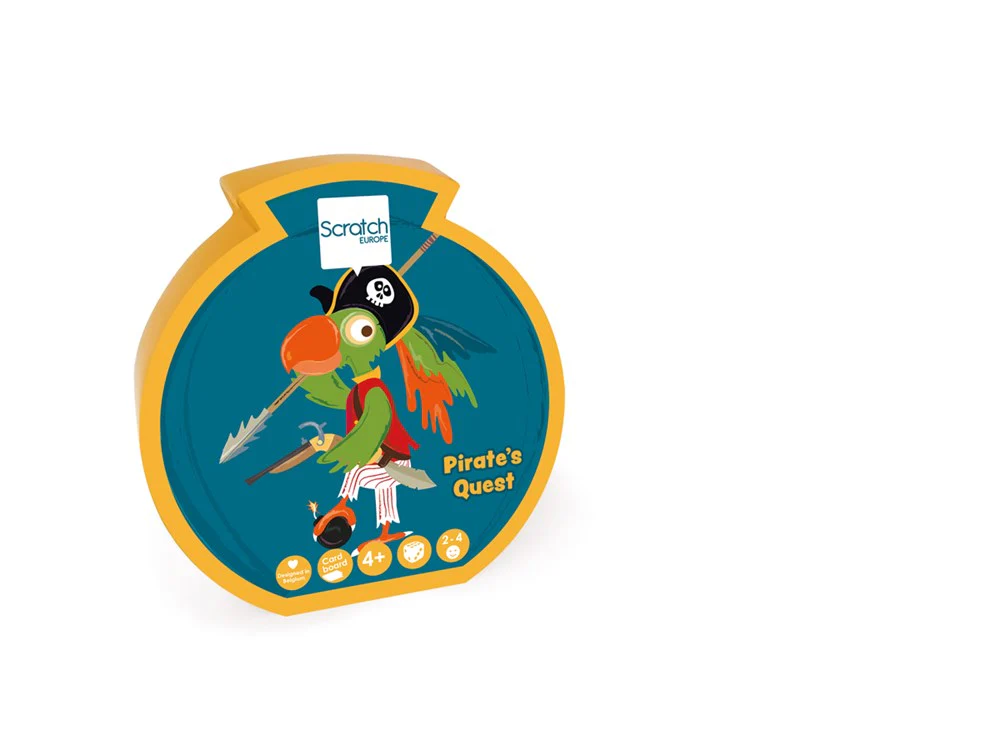 Scratch Europe | Pirate'S Quest, With 3 Different Games, In Contour Box