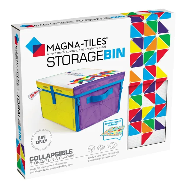 Magna-Tiles | Storage Bin & Interactive Play-mat