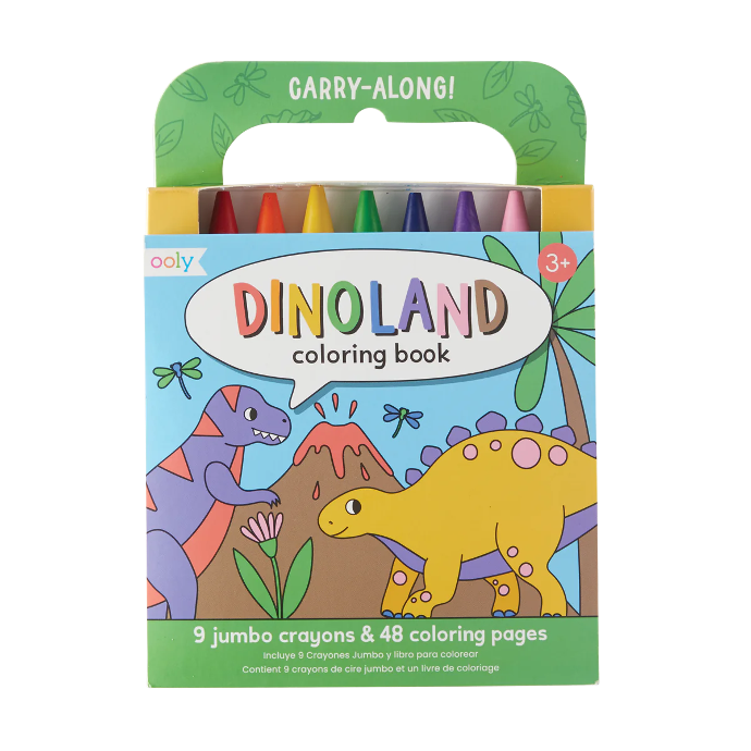 Ooly | Carry Along Coloring Book - Dinoland