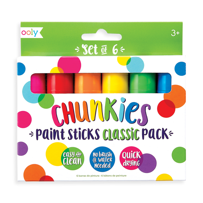 Ooly | Classic Chunkies Paint Sticks (Set of 6)