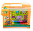 Ooly | Mini Traveler Coloring & Activity Kit - Jungle Friends