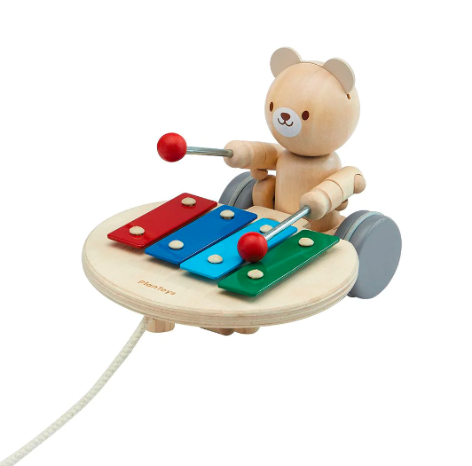 Plan Toys | Pull Along Musical Bear