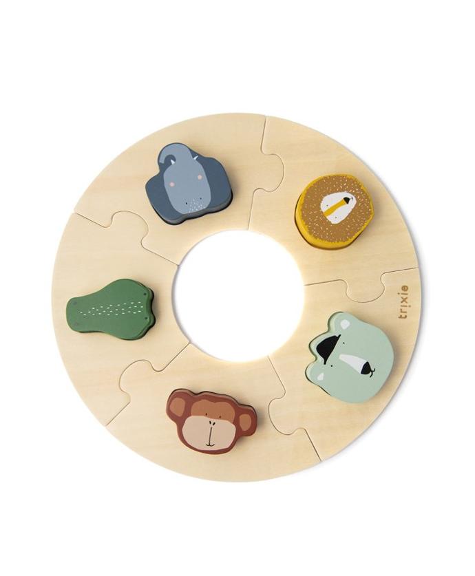 Trixie | Wooden Round Puzzle