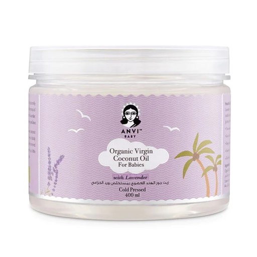 [LBO-400] Anvi Baby | Organic Virgin Coconut Oil For Babies with Lavender