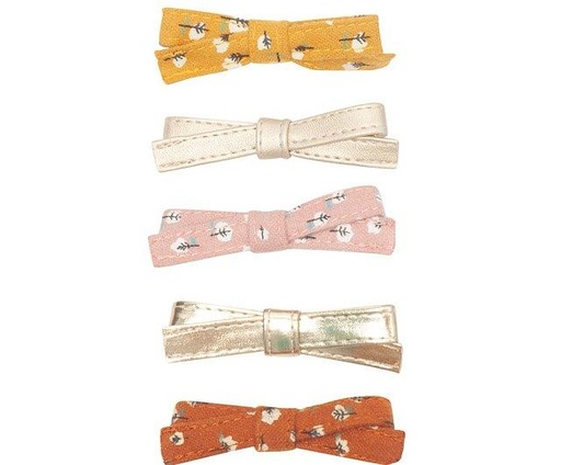 [132002-61] Mimi + Lula | Betty Bow Chestnut Clip