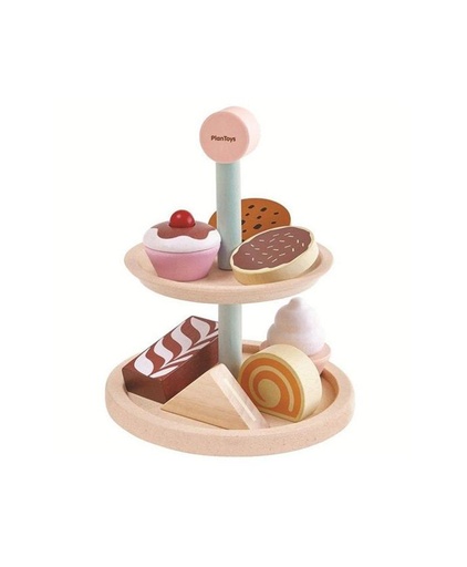 [3489] Plan Toys | Bakery Stand Set