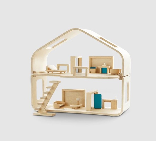 [7122] Plan Toys | Contemporary Dollhouse