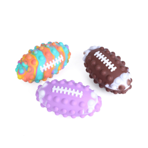 [PTB-3DRUGBYBALL] POP the BUBBLE | 3D Rugby Fidget Stress Ball (Assorted)