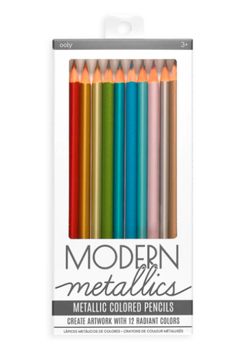 [128-111] Ooly | Modern Metallic Colored Pencils