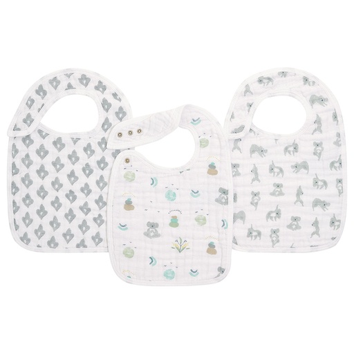 Aden + Anais | Essentials Snap Bibs 3-Pack