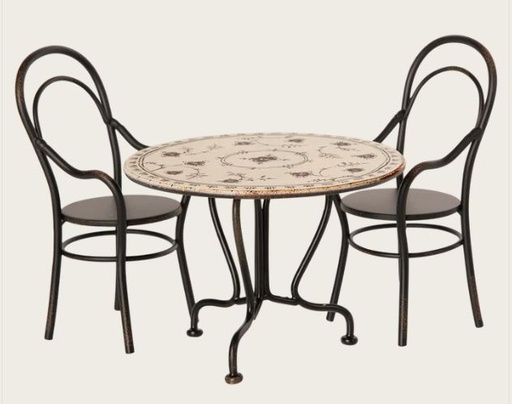 [11-0114-00] Maileg | Dining Table with 2 Chairs