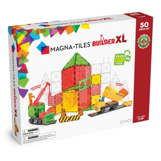 [242050TR] Magna-Tiles | Builder XL 50-Piece Set