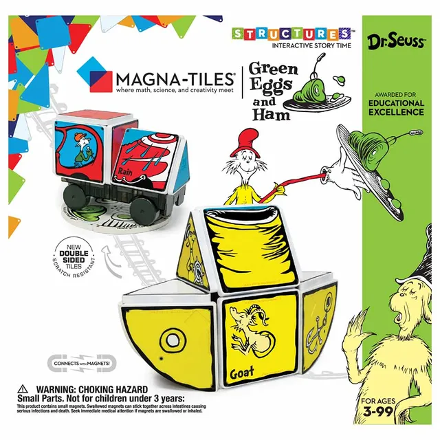 [50001] Magna-Tiles | Green Eggs And Ham 