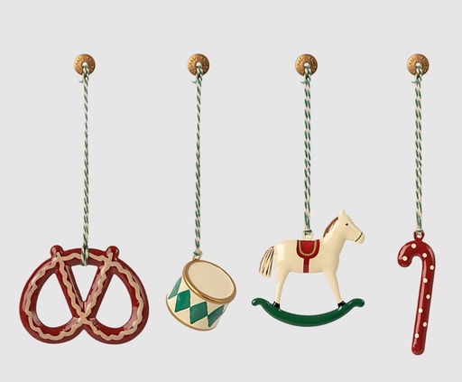 [14-3515-00] Maileg | Metal Ornament Set - Peter's Christmas