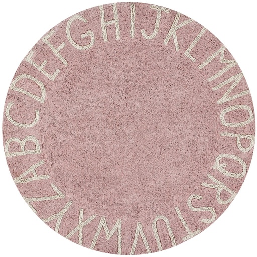 [C-ABC-VNN] Lorena Canals | Round ABC Rug - Vintage Nude