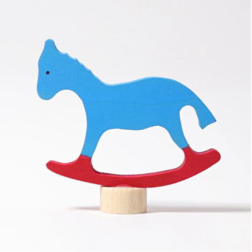 [03470] Grimms |  Decorative Figure Rocking Horse