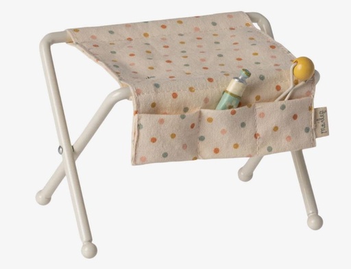 [11-4120-00] Maileg | Nursery table, Baby mouse - Off white