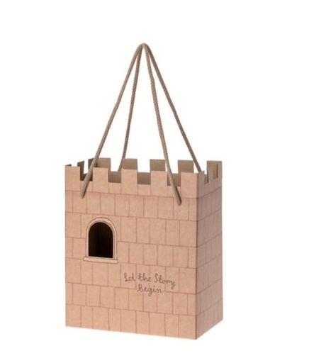 [30-4000-00] Maileg | Paper bag, Castle - Rose