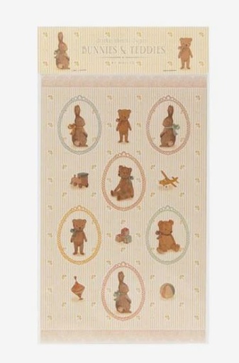 [15-2700-00] Maileg | Sticker sheet, Bunnies and Teddies