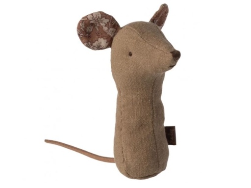 [16-4705-01] Maileg | Lullaby friends, Mouse rattle - Light umber