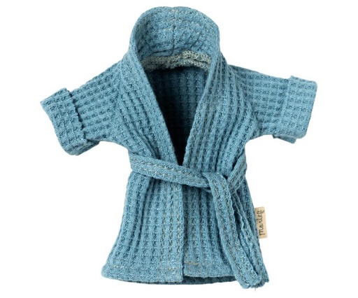 [17-2302-03] Maileg | Bathrobe - Dusty Blue 